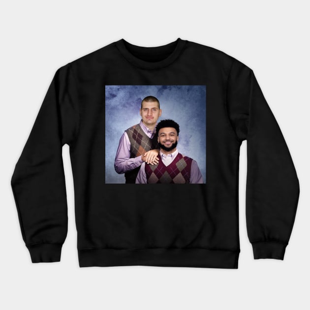 Joker and Murray - step Brothers Crewneck Sweatshirt by Buff Geeks Art